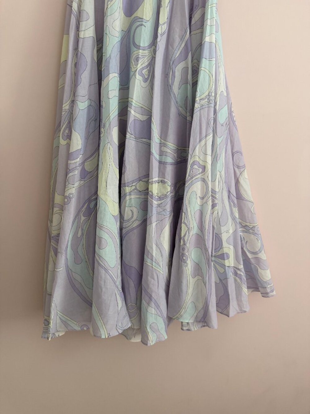Pucci Orchidee-print Maxi Skirt in Cotton-muslin - Picture 6 of 11